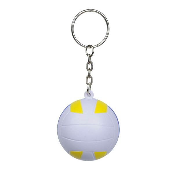 Obrázky: Guľatá antistresová lopta ako prívesok, volejbal, Obrázok 2