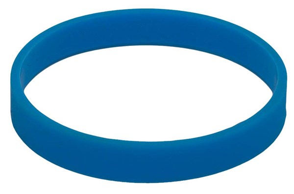 Obrázky: Ozdobný silikónový pásik na termohrnček tm.modrý