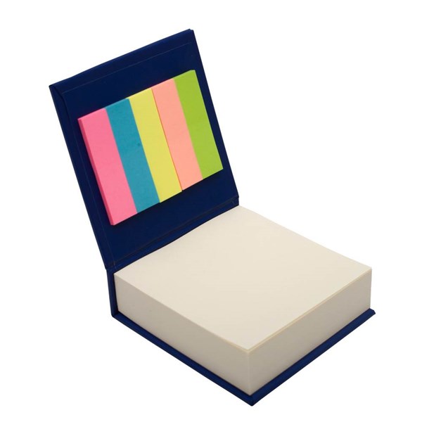 Obrázky: Poznámkový blok s lepiacimi lístkami, modrý obal, Obrázok 2