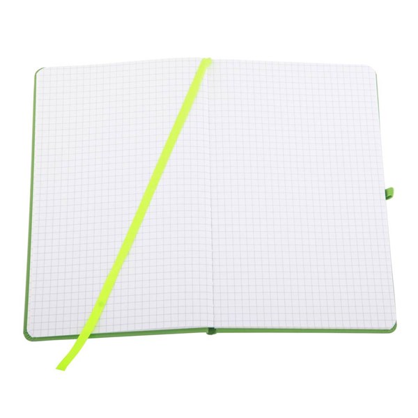 Obrázky: Zelený blok A5 s elastickou páskou, štvorčeky, Obrázok 7