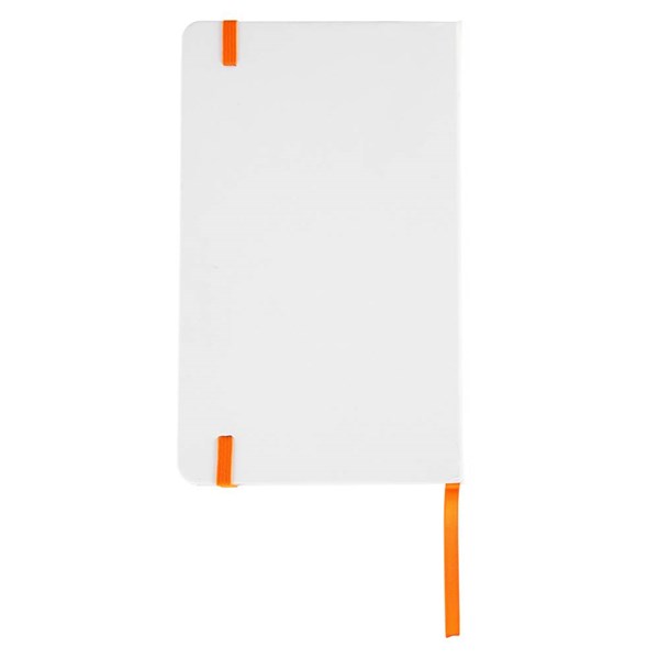 Obrázky: Biely blok A5, oranžová elastická páska, linajky, Obrázok 5