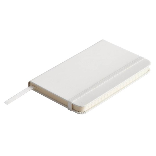 Obrázky: Biely blok A6 s bielou elastickou páskou, linajky