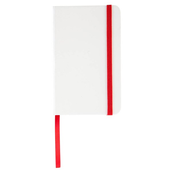 Obrázky: Biely blok A6, červená elastická páska, linajky, Obrázok 4