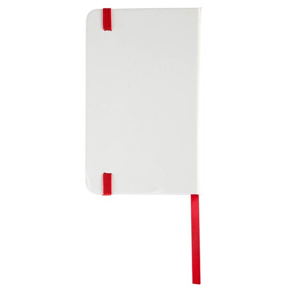 Obrázky: Biely blok A6, červená elastická páska, linajky, Obrázok 5