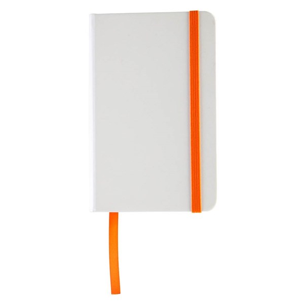 Obrázky: Biely blok A6, oranžová elastická páska, linajky, Obrázok 4