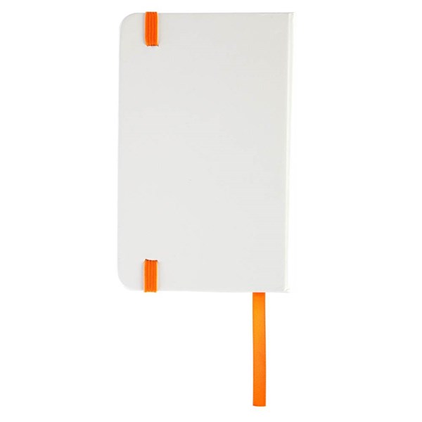 Obrázky: Biely blok A6, oranžová elastická páska, linajky, Obrázok 5