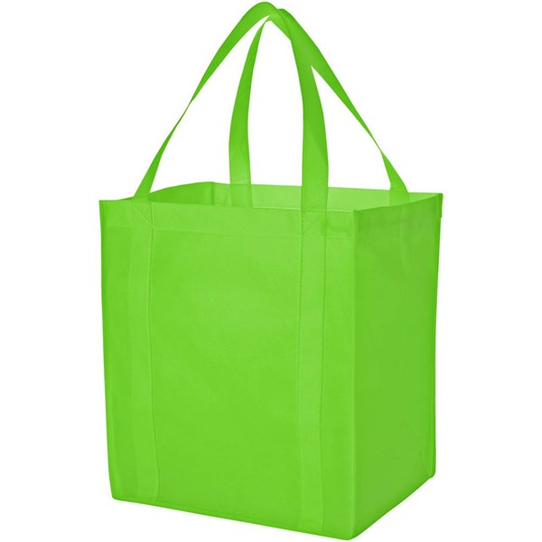 Obrázky: Nákupná taška z netkanej textílie, limetková, Obrázok 2