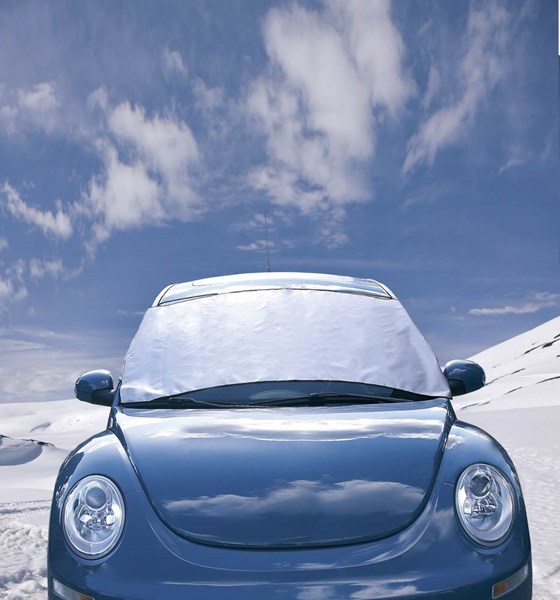 Obrázky: Autoclona-ochranná fólia na sklo auta, strieborná, Obrázok 2
