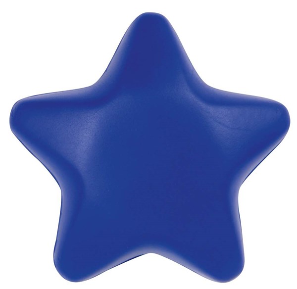 Obrázky: Modrá antistresová hviezda z mäkkého polyuretánu, Obrázok 1
