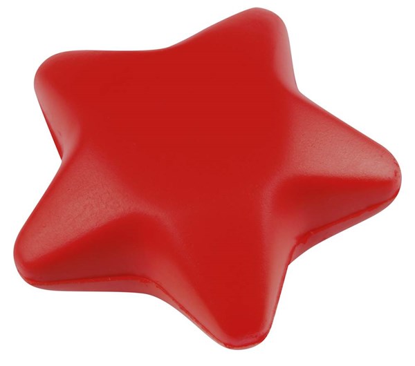Obrázky: Červená antistresová hviezda z mäkkého polyuretánu, Obrázok 2