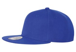 Obrázky: Akrylová čiapka královsky modrá s plochým šiltom