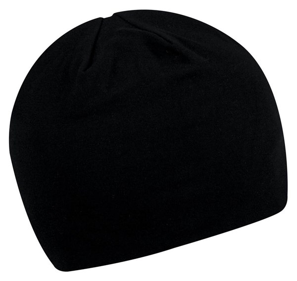 Obrázky: Ľahká dvojvrstvová bavlnená čiapka čierna, Obrázok 1