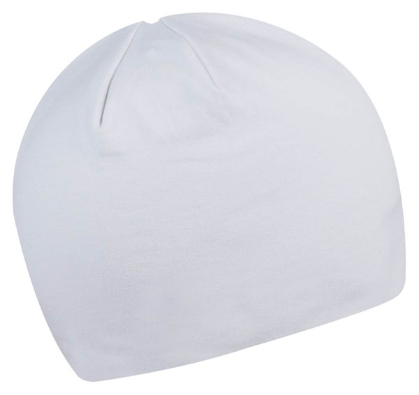 Obrázky: Ľahká dvojvrstvová bavlnená čiapka biela, Obrázok 1