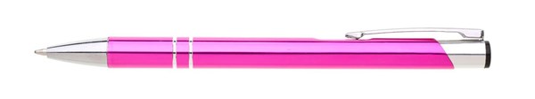 Obrázky: Hliníkové guličkové pero LARA ružové