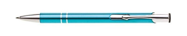Obrázky: Hliníkové guličkové pero LARA tyrkysové, Obrázok 2