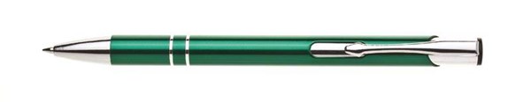 Obrázky: Hliníkové guličkové pero LARA tmavozelené