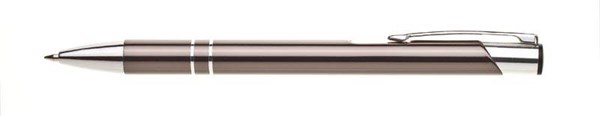 Obrázky: Hliníkové guličkové pero LARA šedé