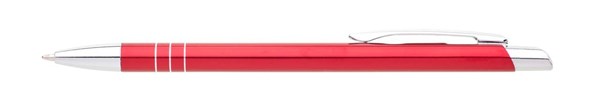 Obrázky: Hliníkové guličkové pero BELA červené, Obrázok 1