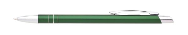 Obrázky: Hliníkové guličkové pero BELA tmavozelené, Obrázok 1