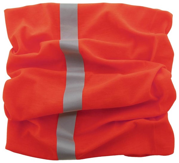 Obrázky: Červená reflexná bandana - šatka/nákrčník/čiapka