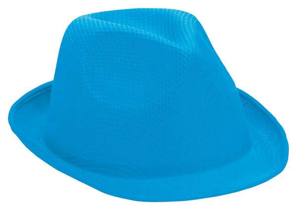 Obrázky: Stredne modrý textilný unisex klobúk