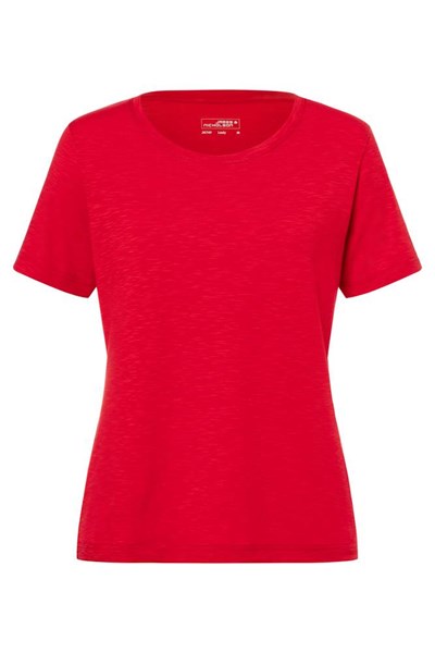 Obrázky: Dámske tričko Sport Melange 180, červená XS, Obrázok 3