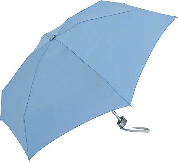 Obrázky: Štvord.skladací mini dáždnik v obale,svet.modrá, Obrázok 1
