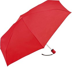 Obrázky: Štvordielny autom.skladací mini dáždnik,červená
