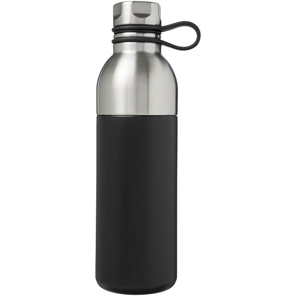 Obrázky: Čierna medená fľaša s vákuovou izoláciou, 590 ml, Obrázok 6