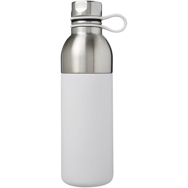 Obrázky: Biela medená fľaša s vákuovou izoláciou, 590 ml, Obrázok 6