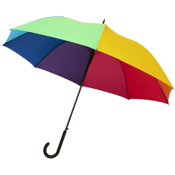 Obrázky: Farebný vetruodolný dáždnik s automat.otváraním