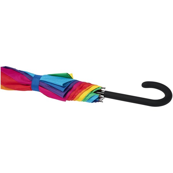 Obrázky: Farebný vetruodolný dáždnik s automat.otváraním, Obrázok 2