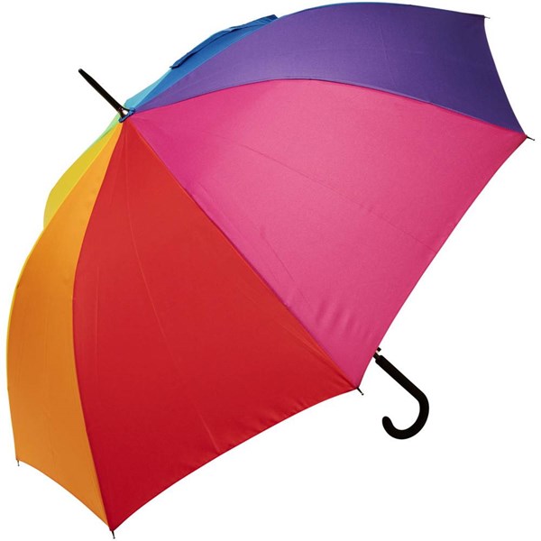 Obrázky: Farebný vetruodolný dáždnik s automat.otváraním, Obrázok 3