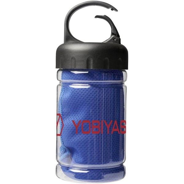 Obrázky: Chladivý uterák v puzdre, modrý, Obrázok 3