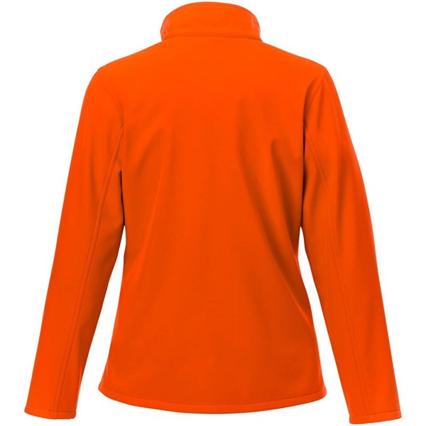 Obrázky: Oranžová softshellová dámska bunda M, Obrázok 2