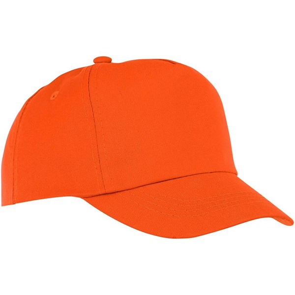 Obrázky: Feniks oranžová päťdielna detská čiapka z bavlny, Obrázok 4