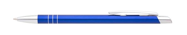 Obrázky: Hliníkové guličkové pero BELA tmavomodré, Obrázok 1