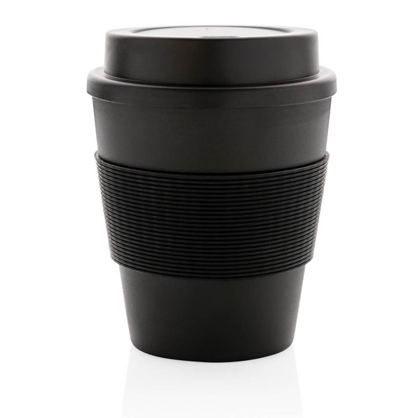 Obrázky: Opakovane použiteľný hrnček 350 ml, čierna, Obrázok 2