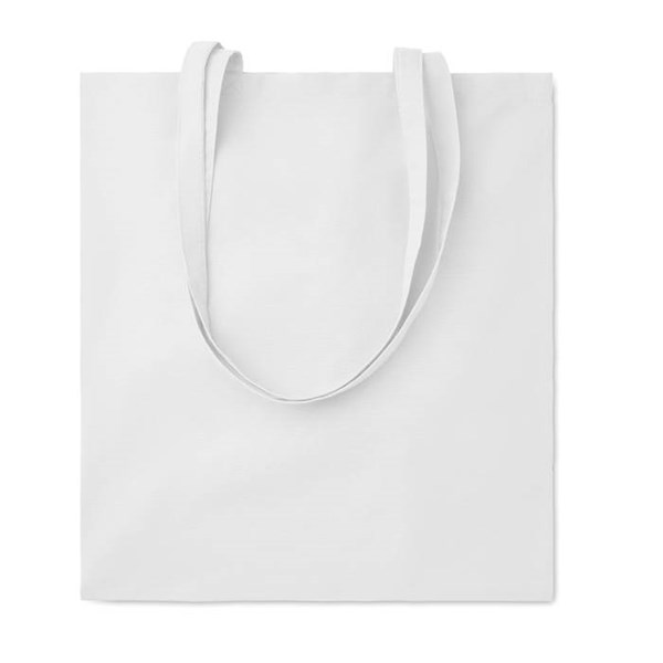 Obrázky: Nákupná taška z bavlny 180 g/m², biela