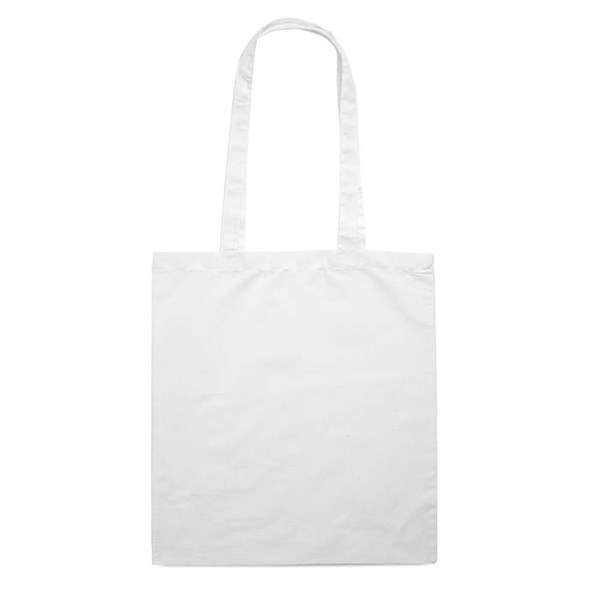 Obrázky: Nákupná taška z bavlny 180 g/m², biela, Obrázok 3