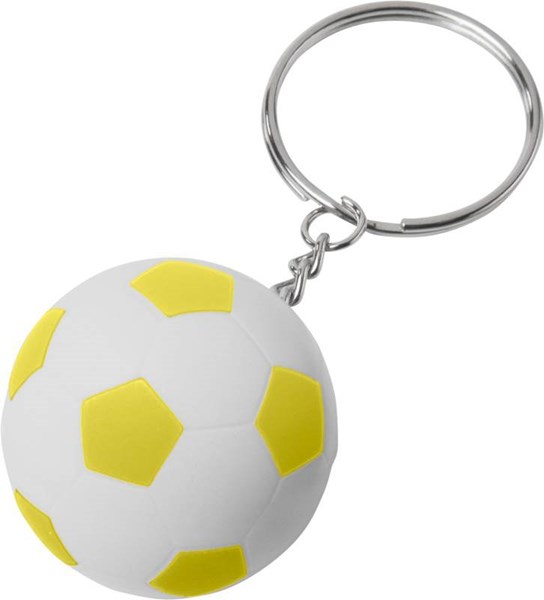 Obrázky: Prívesok na kľúče futbalová lopta,žltá