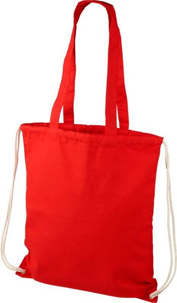Obrázky: Červená bavlnená taška