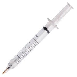 Obrázky: Gulič. pero, tvar injekčne jstriekačky,transparent