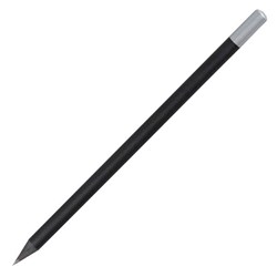 Obrázky: Čierna ostrúhaná ceruzka HB s čiernym drevom