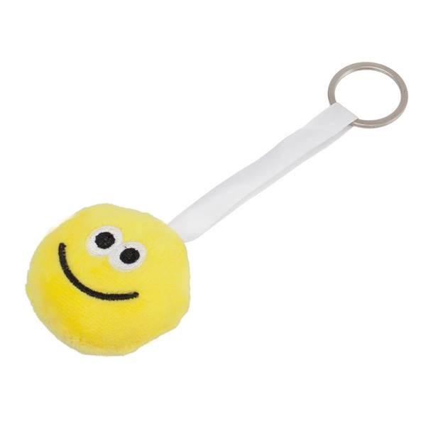 Obrázky: Žltá plyšová hračka/ prívesok smajlík