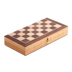 Obrázky: Hra šachy v drevenej krabičke