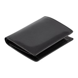 Obrázky: Čierna kožená peňaženka