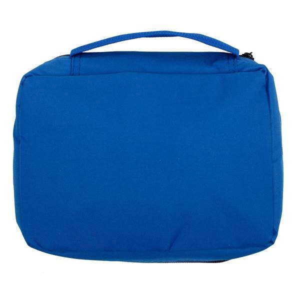 Obrázky: Rozkladacia kozmetická taška na zips modrá, Obrázok 4
