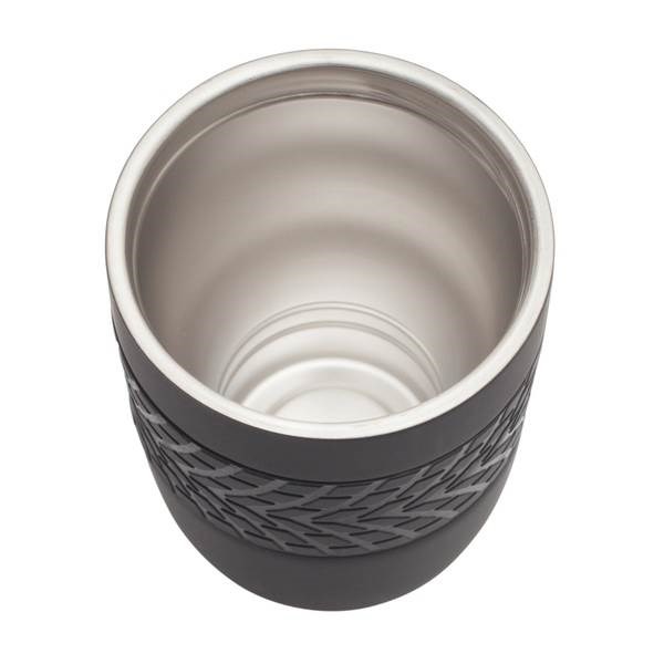 Obrázky: Čierny termohrnček 200 ml, čierny úchop a prísavka, Obrázok 4