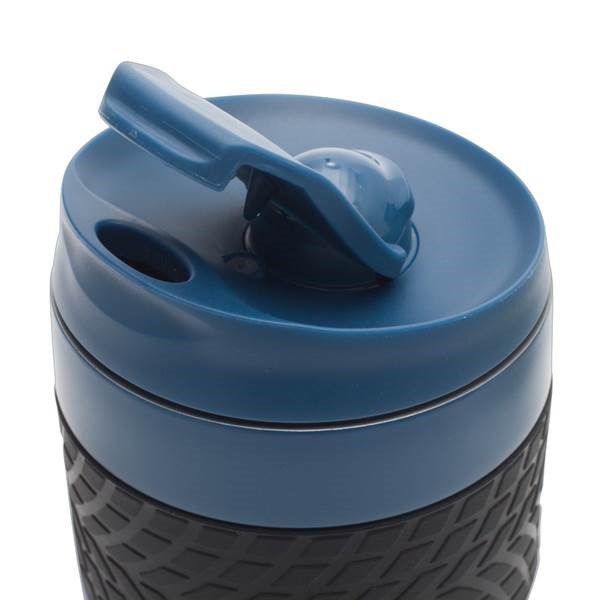 Obrázky: Modrý termohrnček 200 ml, čierny úchop a prísavka, Obrázok 3